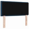 vidaXL Headboard with Headboard Blue 80 cm Faux Leather