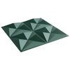 vidaXL Wall Panels 12 pcs Origami Green 50 x 50 cm XPS Foam