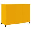 vidaXL Sideboard Mustard Yellow 100.5x39x72 cm Steel