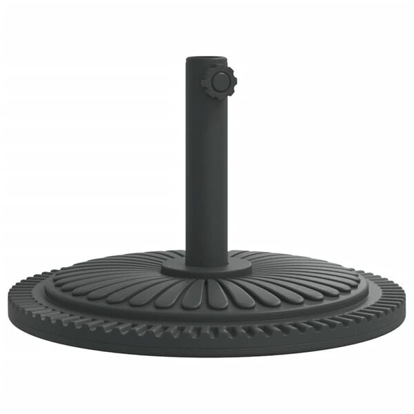 vidaXL Parasol Base for Ø38 / 48 mm Poles 12 kg Round