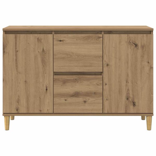 vidaXL Sideboard Artisan Oak 102x35x70 cm Engineered Wood