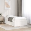 vidaXL Bed Frame without Mattress White 90x190 cm Single Solid Wood Pine