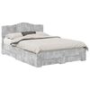 vidaXL Bed Frame Concrete Grey 150 x 200 cm Engineered Wood