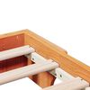 vidaXL Bed Frame Wax Brown 90 x 200 cm Solid Pine Wood