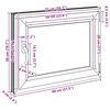 vidaXL Basement Window "RISOR" 80x50 cm Tilt&Turn DIN Right Anthracite