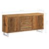 vidaXL Sideboard Solid Reclaimed Wood 160x40x76 cm