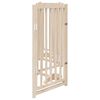 vidaXL Dog Gate with Door Foldable 6 Panels 300 cm Solid Wood Fir