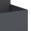 vidaXL Garden Planter Anthracite 100 x 100 x 60 cm Steel