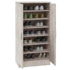 vidaXL Shoe Cabinet Concrete Grey 55x35x108 cm Engineered Wood