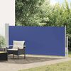 vidaXL Retractable Side Awning 140 x 300 cm Blue
