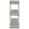 vidaXL Book Cabinet/Room Divider Concrete Grey 100x30x87 cm