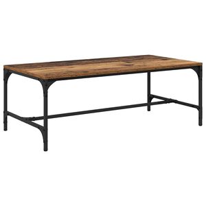 vidaXL Coffee Table Old Wood 100 x 50 x 35 cm Engineered Wood