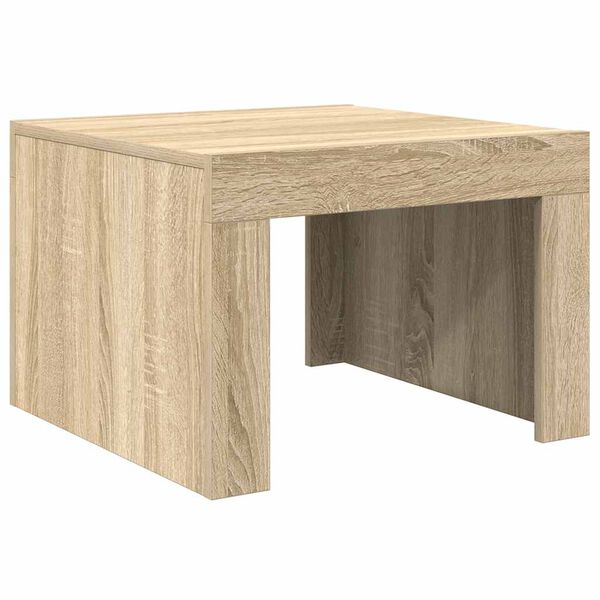 vidaXL Coffee Table Sonoma Oak 50x50x35 cm Engineered Wood