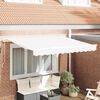 vidaXL Retractable Awning White 350 x 200 cm Polyester and Aluminium