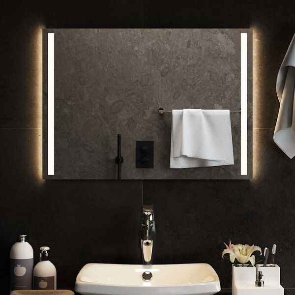 vidaXL LED Bathroom Mirror 70x50 cm