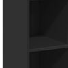 vidaXL Highboard Black 30x41x124 cm Engineered Wood
