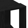 vidaXL Coffee Table Black Oak 32 x 32 x 30 cm Engineered Wood