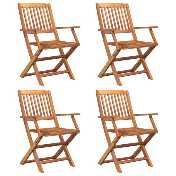 vidaXL 5 Piece Garden Dining Set Solid Wood Acacia