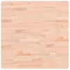 vidaXL Table Top 70x70x1.5 cm Square Solid Wood Beech