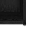 vidaXL TV Cabinet Set Wall-mounted 6 pcs Black Oak Engineered Wood