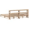 vidaXL Bed Frame without Mattress 180x200 cm Super King Solid Wood Pine