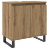 vidaXL Bathroom Cabinet Artisan Oak 58x33x60 cm Engineered Wood