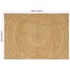 vidaXL Area Rugs Rectangular Brown 240 x 340 cm Jute