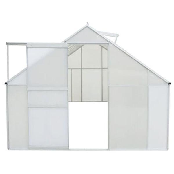 vidaXL Greenhouse Polycarbonate and Aluminium 430x250x195 cm