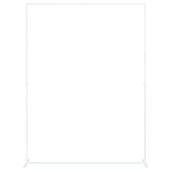 vidaXL Wedding Arch White 150 x 49.5 x 200 cm Steel