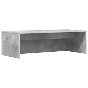 vidaXL Wall-Mounted Desk Concrete Grey Engineered Wood