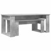 vidaXL Coffee Table Set 2 pcs Concrete Grey Engineered Wood