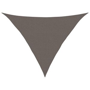 vidaXL Sunshade Sail 160 g/m&sup2; Anthracite 2.5x2.5x3.5 m HDPE