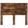 vidaXL Headboard with Headboard Smoked Oak 120 cm Engineered Wood