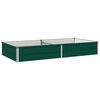 vidaXL Raised Garden Bed Green 160 x 80 x 24 cm cold-rolled steeel