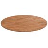 vidaXL Round Table Top Light Brown Ø60x1.5 cm Treated Solid Wood Oak