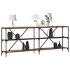 vidaXL Console Table Old Wood 200 x 30 x 75 cm Engineered Wood