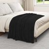 vidaXL Throw Blankets 6 pcs Black 130 x 150 cm Fleece