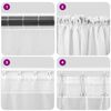 vidaXL Voile Curtains with Rod Pockets 2 pcs Purple