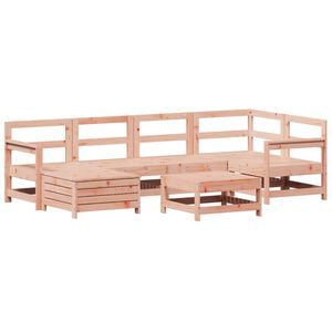 vidaXL 7 Piece Garden Sofa Set Solid Wood Douglas Fir