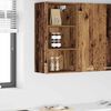 vidaXL Hanging Cabinet Old Wood 40 x 29.5 x 80 cm Engineered Wood