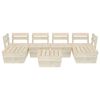 vidaXL 7 Piece Garden Pallet Lounge Set Impregnated Spruce Wood