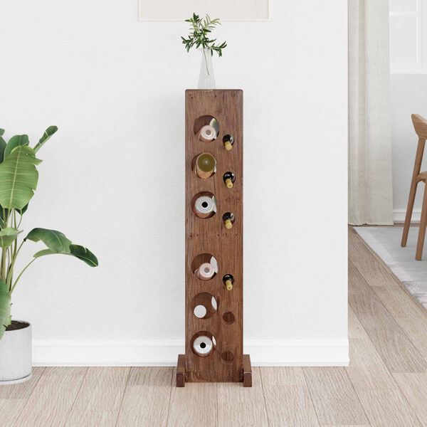 vidaXL Rack Brown 20 x 25 x 100 cm Solid Mahogany Wood