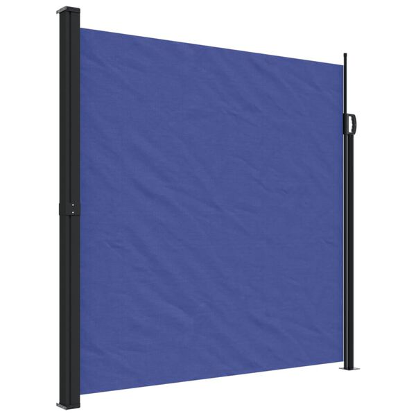 vidaXL Retractable Side Awning Blue 200x300 cm