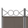 vidaXL 3-Panel Room Divider Anthracite 120x200 cm Fabric
