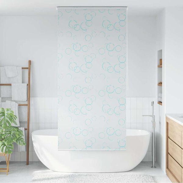 vidaXL Shower Roller Blind 100x240 cm Bubble