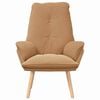 vidaXL Armchair Beige 61 x 78 x 98 cm Sherpa Fabric