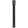 vidaXL Outdoor Floor Lamp Black 110cm Stainless Steel