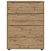 vidaXL Storage Cabinets 2 pcs Artisan Oak 80 x 48 x 105 cm