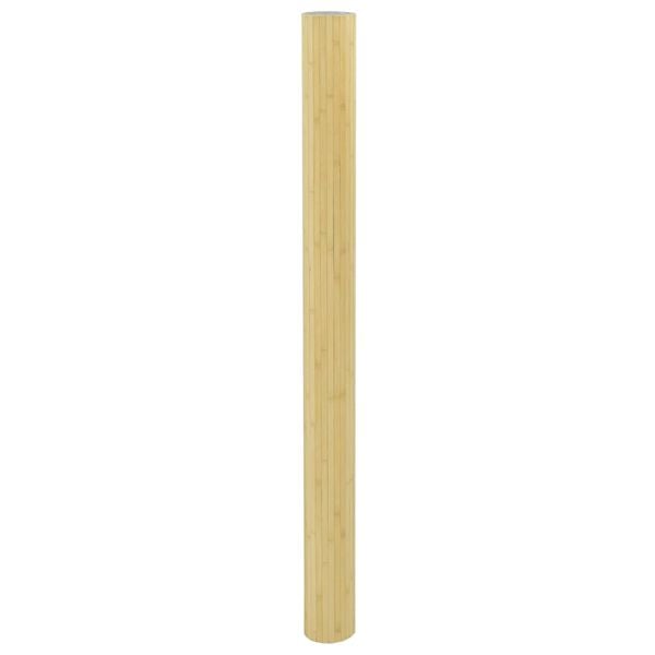 vidaXL Room Divider Light Natural Width 600 cm Height 165 cm Bamboo