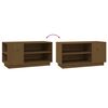 vidaXL TV Cabinet Honey Brown 80x35x40.5 cm Solid Wood Pine
